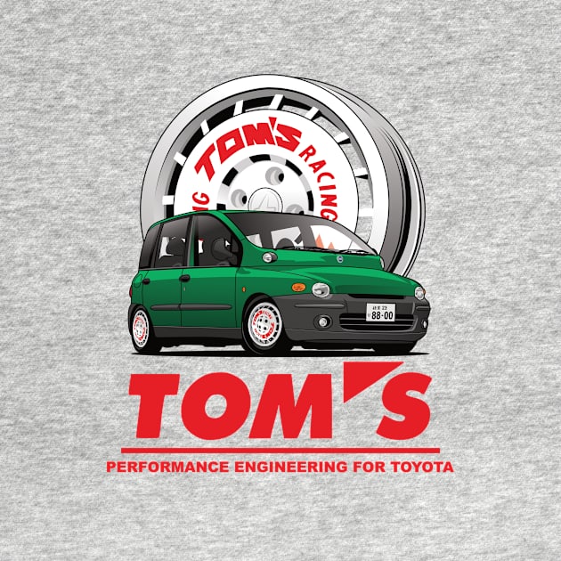 FIAT Multipla TOM'S (green version) by 8800ag